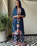 Designer Digital Print with Handwork Suit