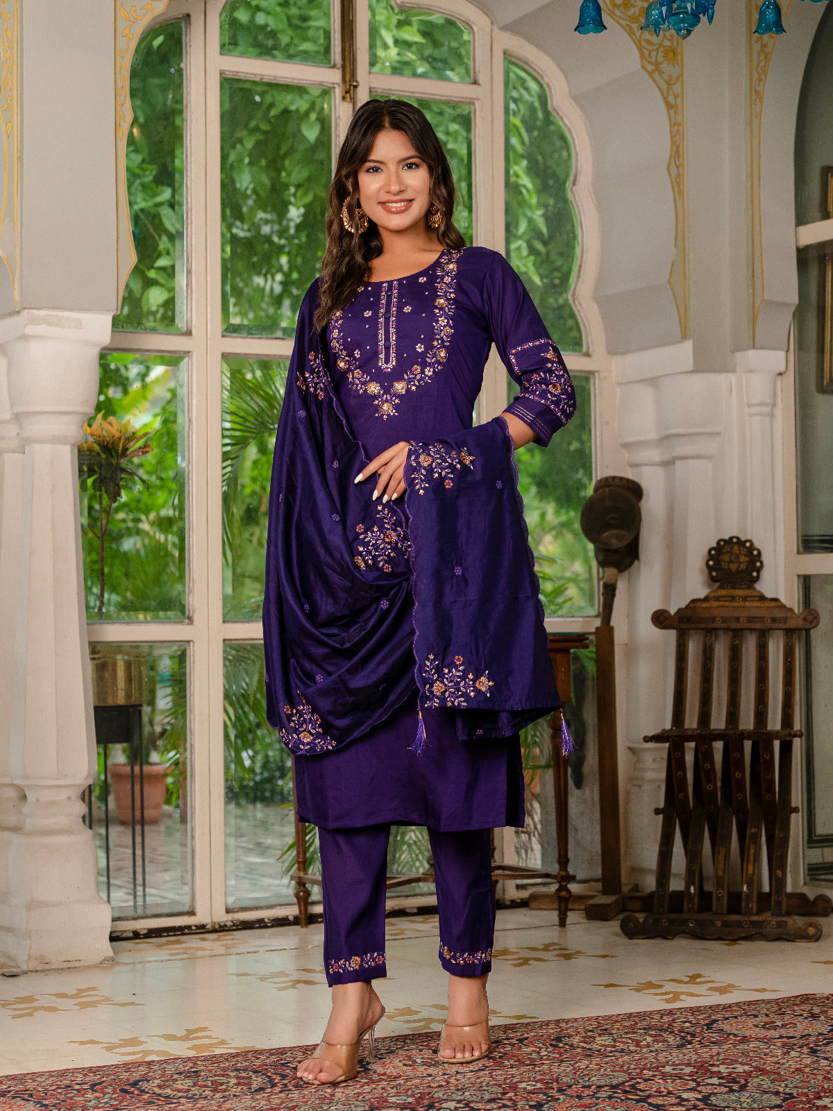 Elegant Straight Kurti Pant Dupatta
