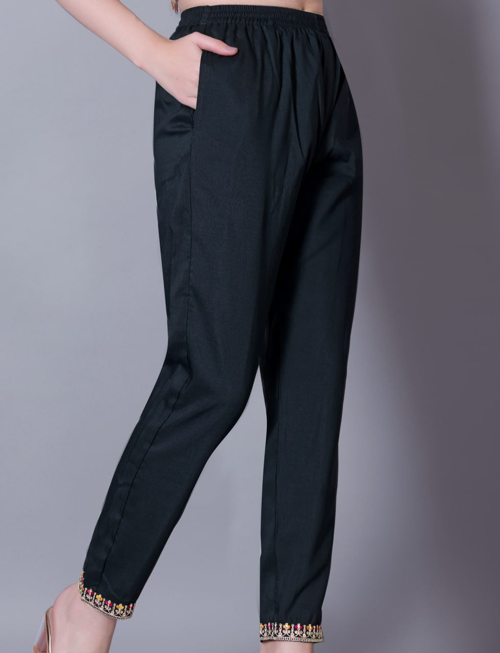 Silk Blend Embroidered Kurta, Pant & Jacquard Dupatta Set | Fully Stitched | Premium Ethnic Wear