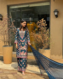 Designer Digital Print with Handwork Suit