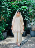 Sequence Embroidery Top with Palazzo & Dupatta Set