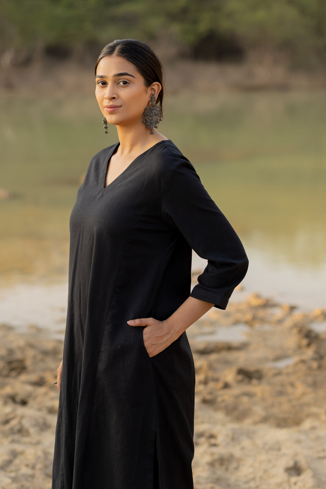 Women’s Chanderi Kurta Set with Dupatta