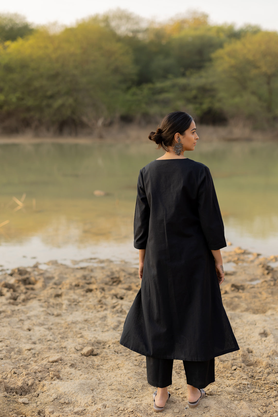 Women’s Chanderi Kurta Set with Dupatta