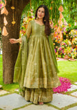 Designer Top, Bottom & Dupatta Set