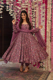 Women’s Foil Print Rayon Kurta Set with Chinnon Dupatta