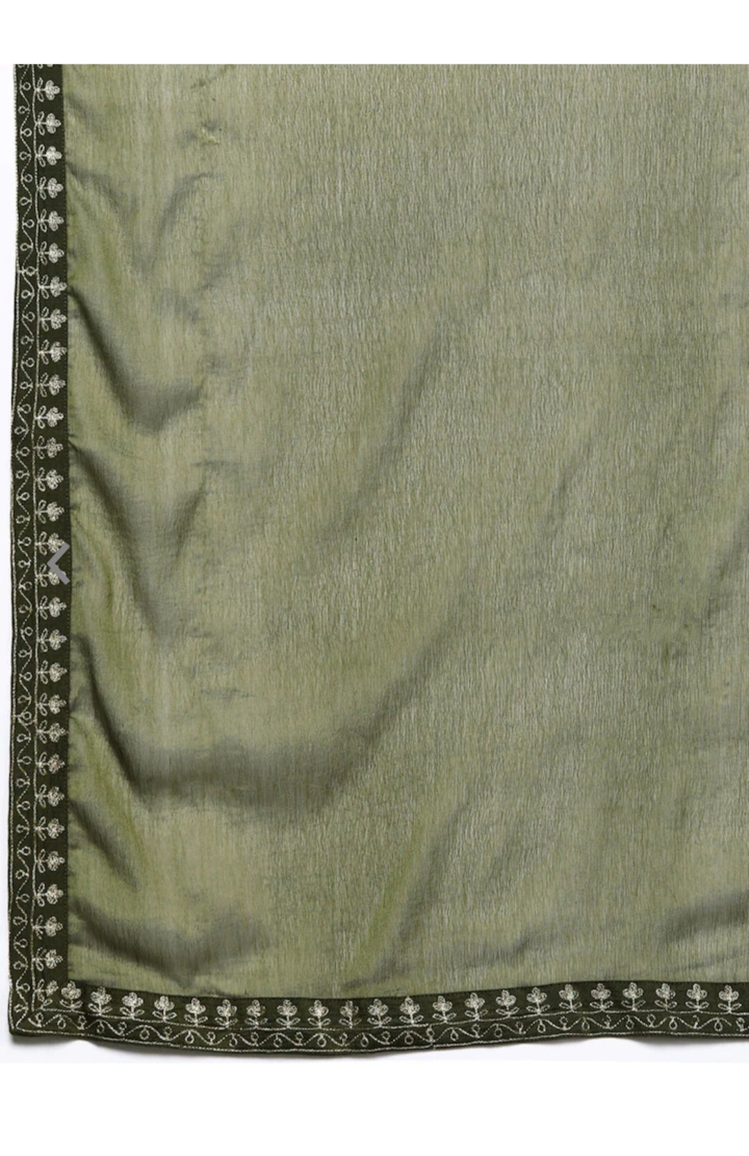 A-Line Viscose Chanderi Kurta Set with Chinon Dupatta