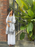 Embroidery Top with Heavy Georgette Palazzo & Dupatta