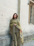 Sharara Luxe Edition French Crepe Silk Suit with Embroidery Tissue Dupatta Ready to Wear