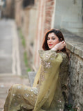 Sharara Luxe Edition French Crepe Silk Suit with Embroidery Tissue Dupatta Ready to Wear