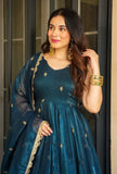 Crunchy Silk With Embroidery Salwar Suit