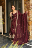Crunchy Silk With Embroidery Salwar Suit