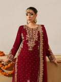 Women's Georgette Heavy Embroidered Round Neck Long Sleeve Calf Length Long Green Kurta With Palazzo And Dupatta