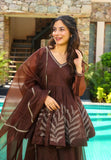 Gown, Bottom & Dupatta Set