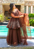 Gown, Bottom & Dupatta Set