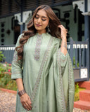 Heavy Muslin Silk Anarkali with Pant & Chanderi Cotton Dupatta