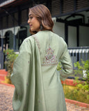 Heavy Muslin Silk Anarkali with Pant & Chanderi Cotton Dupatta
