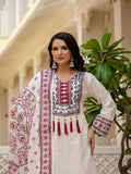 Designer Wear Trending Top with Palazzo & Dupatta Set