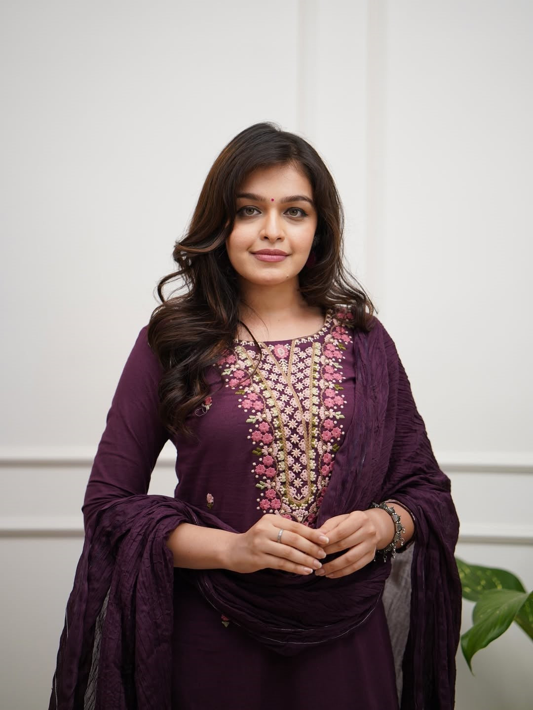 Women’s Embroidered Kurta Set with Dupatta