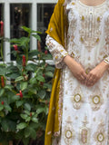 Sequence Embroidery Top with Palazzo & Dupatta