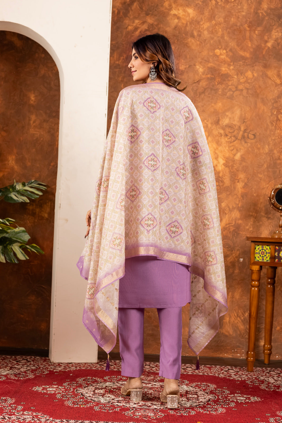Elegant Straight Kurti Pant Dupatta Set