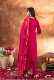 Embroidered Kurti, Salwar & Dupatta Set