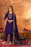 Embroidered Kurti, Salwar & Dupatta Set