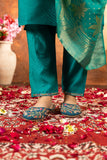 Embroidered Kurti, Salwar & Dupatta Set