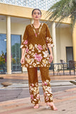 Designer Festive Cotton Co-ord Set with Handwork Detailing – Premium Quality
