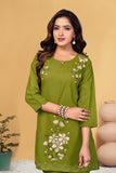 Heavy Viscose Rayon Embroidered Co-Ord Set
