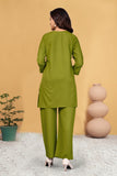 Heavy Viscose Rayon Embroidered Co-Ord Set