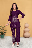 Premium Embroidered Viscose Rayon Co-Ord Set