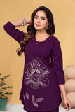 Premium Embroidered Viscose Rayon Co-Ord Set