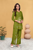 Premium Embroidered Viscose Rayon Co-Ord Set