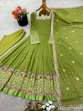 Luxury Sequin Embroidered Anarkali with Dupatta