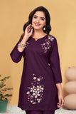 Heavy Viscose Rayon Embroidered Co-Ord Set