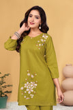Heavy Viscose Rayon Embroidered Co-Ord Set