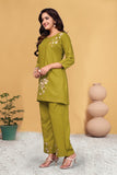 Heavy Viscose Rayon Embroidered Co-Ord Set
