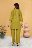 Heavy Viscose Rayon Embroidered Co-Ord Set