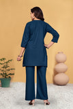 Heavy Viscose Rayon Embroidered Co-Ord Set