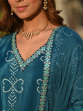 Premium Designer Kurti, Pant & Dupatta Set